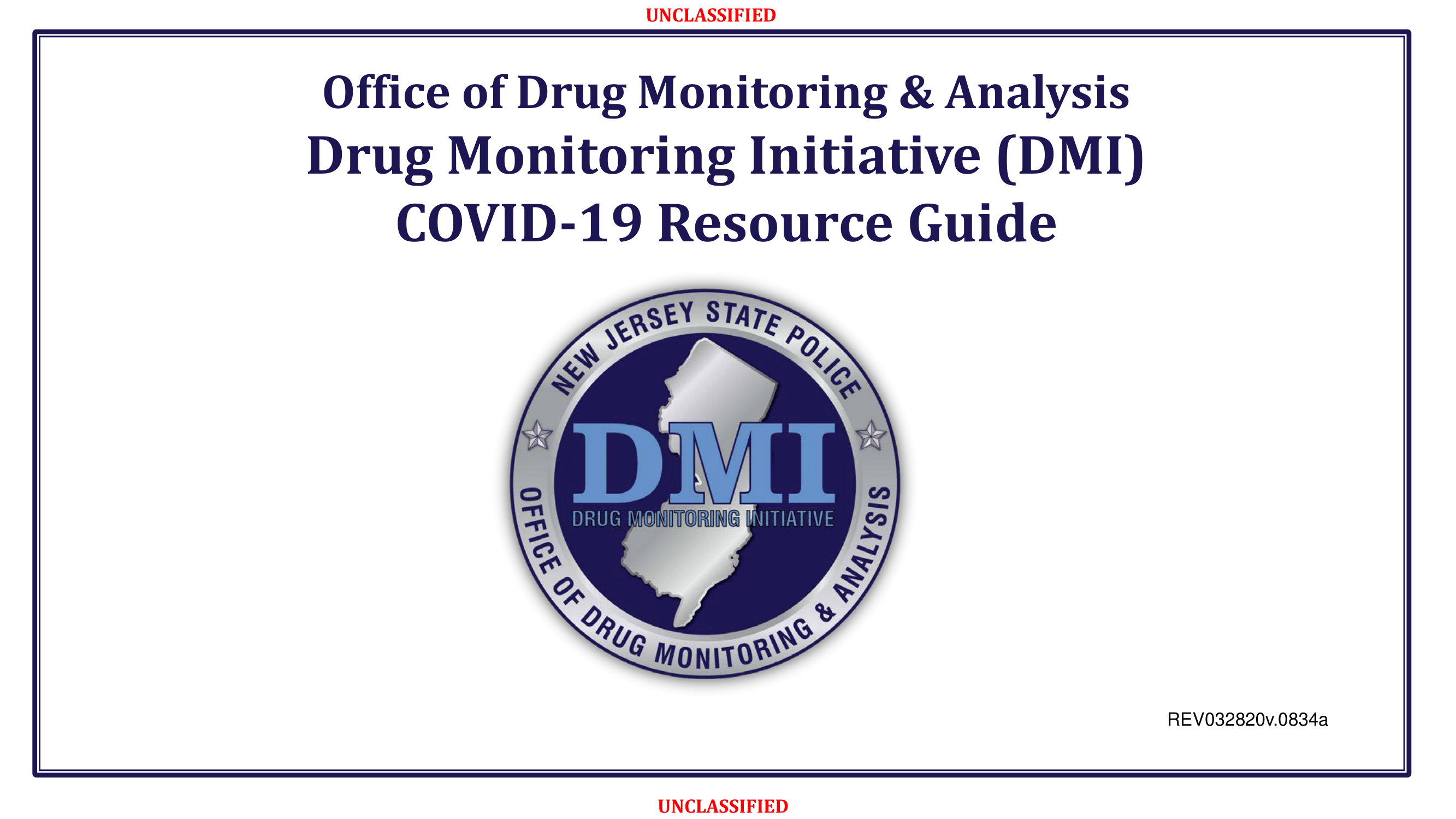 Drug Monitoring Initiative Resource Guide
